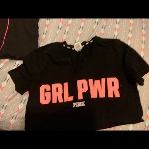 PINK girl power shirt
